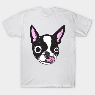 Boston Terrier Face T-Shirt